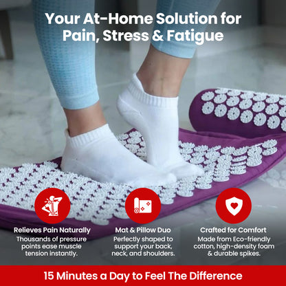 NHO™ Acupressure Mat & Pillow